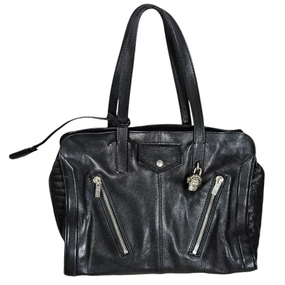 Alexander McQueen | Bags | Read Alexander Mcqueen Leather Skull Padlock Zip  Around Biker Bag Black | Poshmark